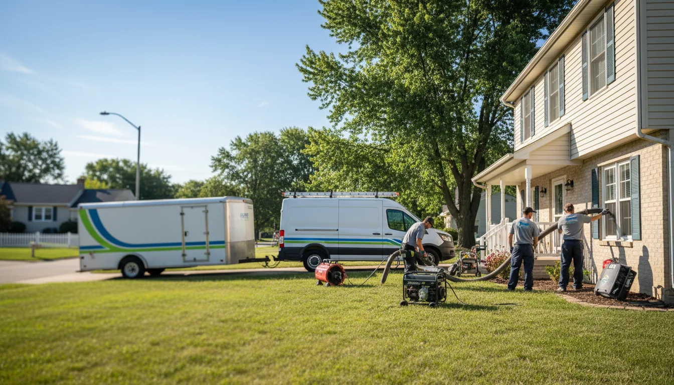 Flooded Basement Restoration And Cleanup With Repair in Carbon Hill, OH near me